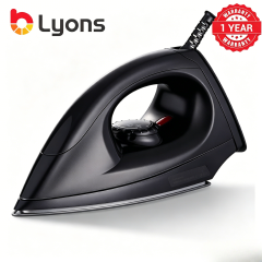 LYONS AN-2005/HD-198A 1000W Dry Iron – Fast 10s Heat Up, 3 Temperature Levels, Powerful Performance & Easy Fabric Care with 1 Year Warranty【Anniversary Sale】