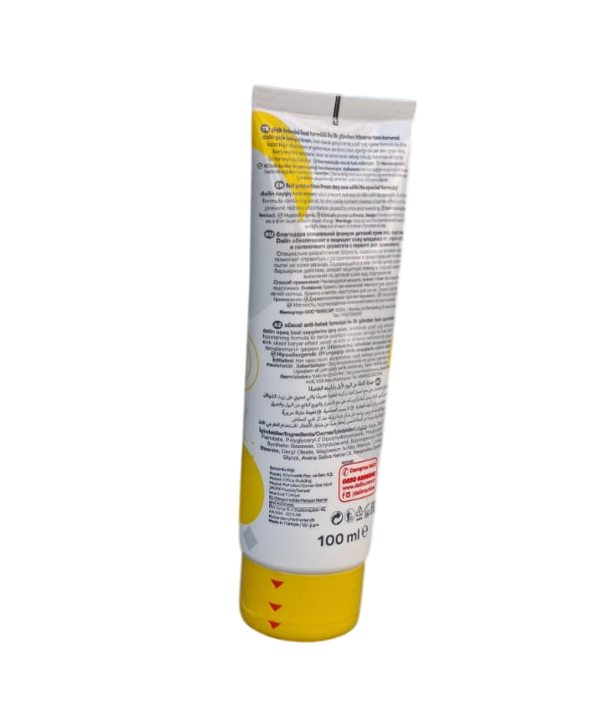 Dalin Anti-Rash Nappy Cream 100ml with a specially developed formula containing oat oil,