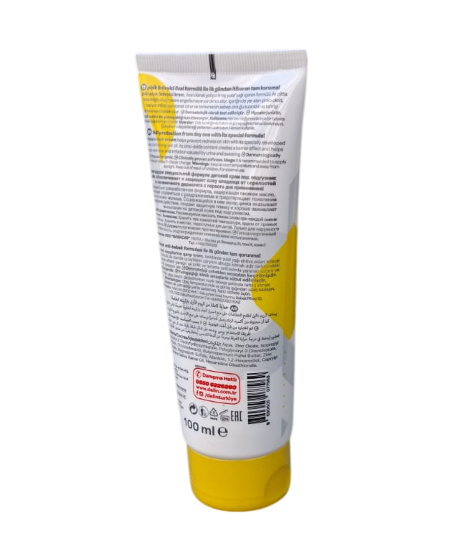 Dalin Anti-Rash Nappy Cream 100ml with a specially developed formula containing oat oil,