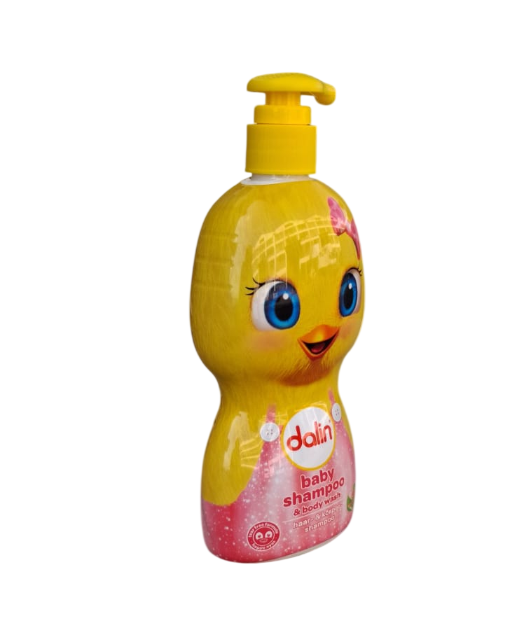 Dalin Chick Bottle 500ml, Baby Shampoo & Body Wash specially developed for your baby’s delicate skin and hair.