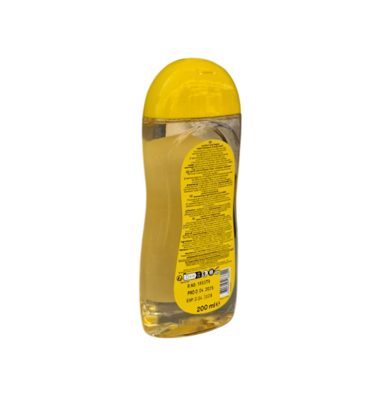 Dalin Comfort & Happy Baby Shampoo & Body Wash 200ml with Vanilla fragrance enhanced with MoodScent.