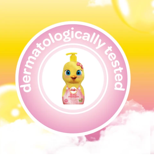 Dalin Chick Bottle 500ml, Baby Shampoo & Body Wash specially developed for your baby’s delicate skin and hair.