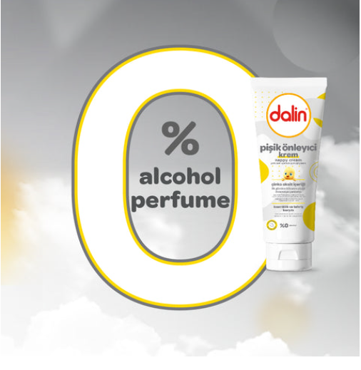 Dalin Anti-Rash Nappy Cream 100ml with a specially developed formula containing oat oil,