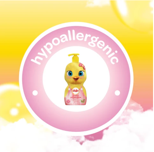 Dalin Chick Bottle 500ml, Baby Shampoo & Body Wash specially developed for your baby’s delicate skin and hair.