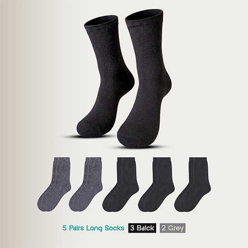 5 Pairs Men & Women Cotton Long Socks,Moloca – Comfortable Breathable,Men & Women Clothes casual socks