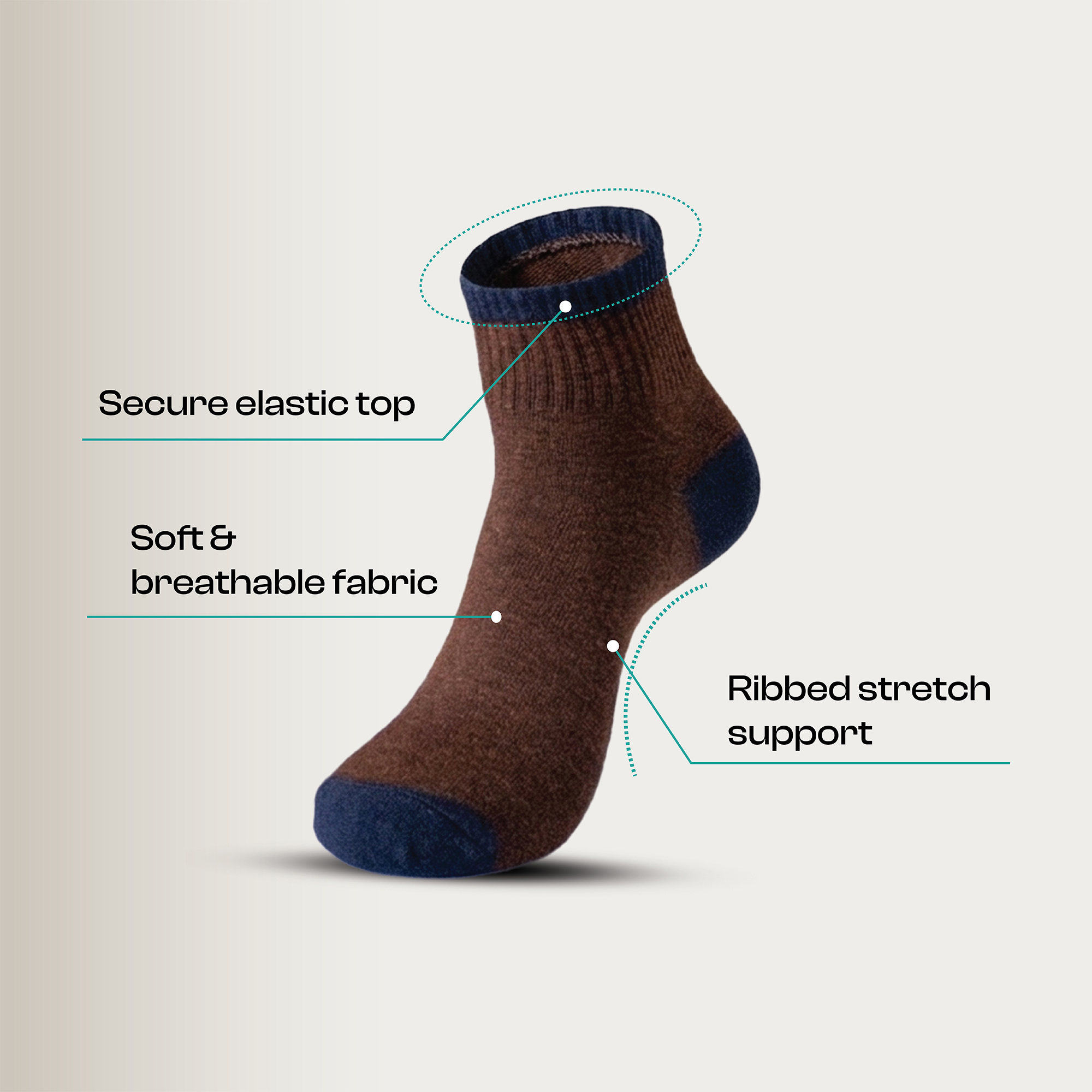 6 Pairs Men & Women Cotton Ankle Socks,Moloca – Comfortable Breathable,Men & Women Clothes casual socks