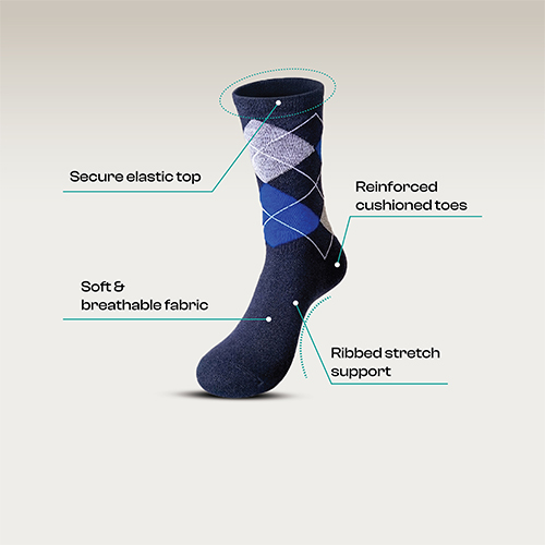 5 Pairs Men & Women Cotton Long Socks, Moloca – Comfortable Breathable,Men & Women Clothes casual socks