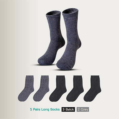 5 Pairs Men & Women Cotton Long Socks,Moloca – Comfortable Breathable,Men & Women Clothes casual socks