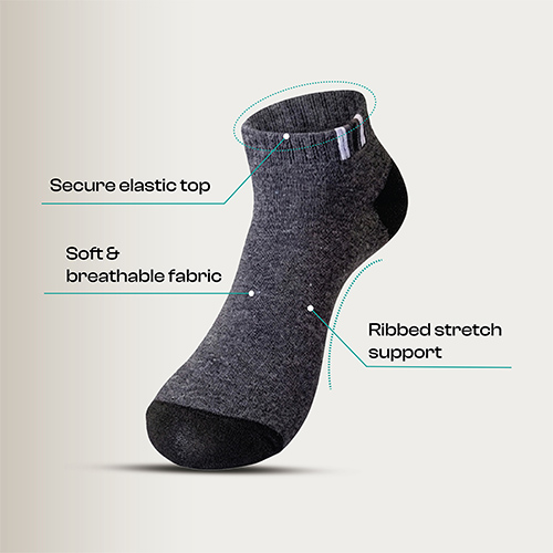 6 Pairs Men & Women Cotton Ankle Socks,Moloca – Comfortable Breathable,Men & Women Clothes casual socks.