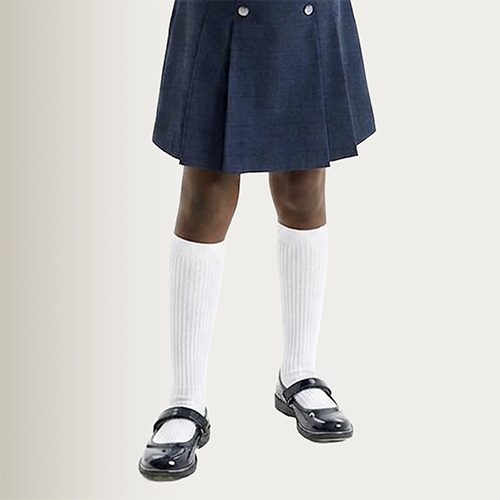 MOLOCA 4 Pairs White School Socks for Kids – Durable Uniform Socks for Girls