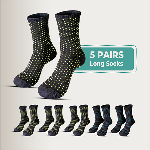 5 Pairs Men & Women Cotton Long Socks,Moloca – Comfortable Breathable,Men & Women Clothes casual socks