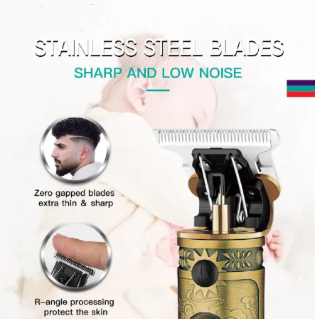 OFFER🪒 Vintage Rechargeable Shaver 🪒 Combine classic style with modern functionality using the Vintage Rechargeable Shaver, perfect for smooth, precise, and convenient grooming at home or on the go.