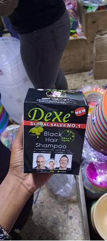 STREAMLINED !!! 10 PCS Dexe Black Hair Shampoo Instant Hair Dye for Men and Women Black Color