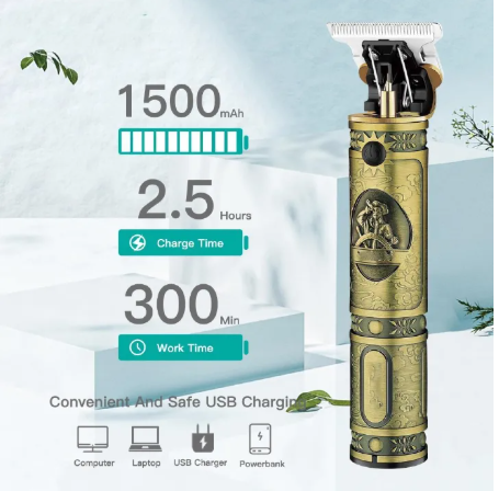OFFER🪒 Vintage Rechargeable Shaver 🪒 Combine classic style with modern functionality using the Vintage Rechargeable Shaver, perfect for smooth, precise, and convenient grooming at home or on the go.