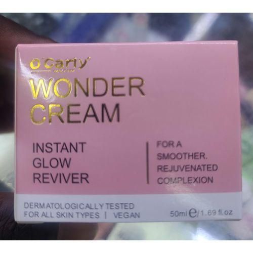 O'Carly Wonder Cream Instant Glow Reviver - Instant Glow, Boosts Hydration, Rejuvenates the Skin - 50ml