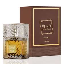 Lattafa Khamrah Qahwa 100ml - Unisex Eau de Parfum, Brown, Warm Spicy, Long-lasting