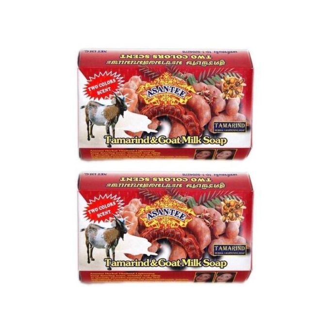 Asantee 2pcs Tamarind And Goat Milk Soap- 250g