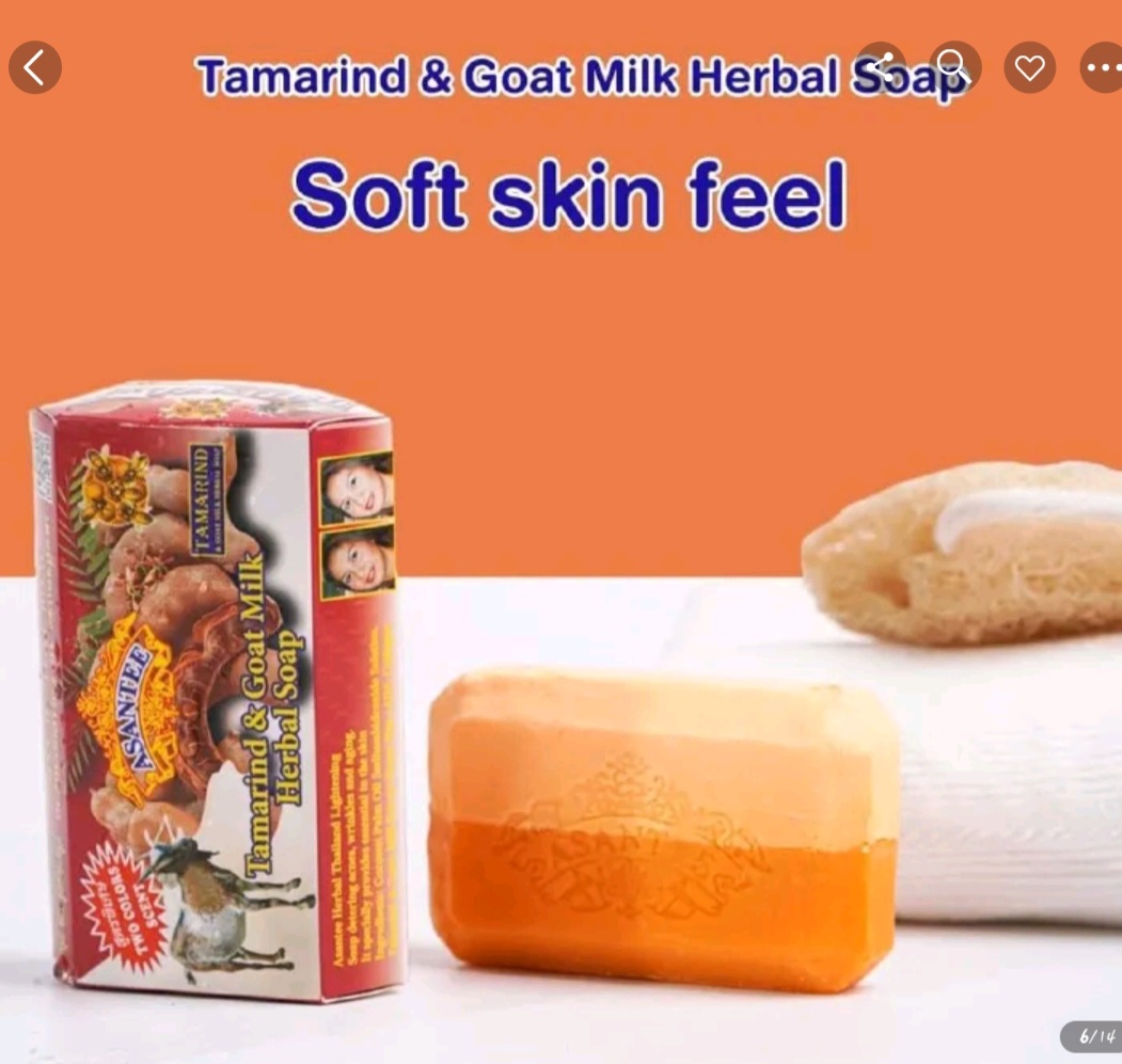 Asantee 2pcs Tamarind And Goat Milk Soap- 250g