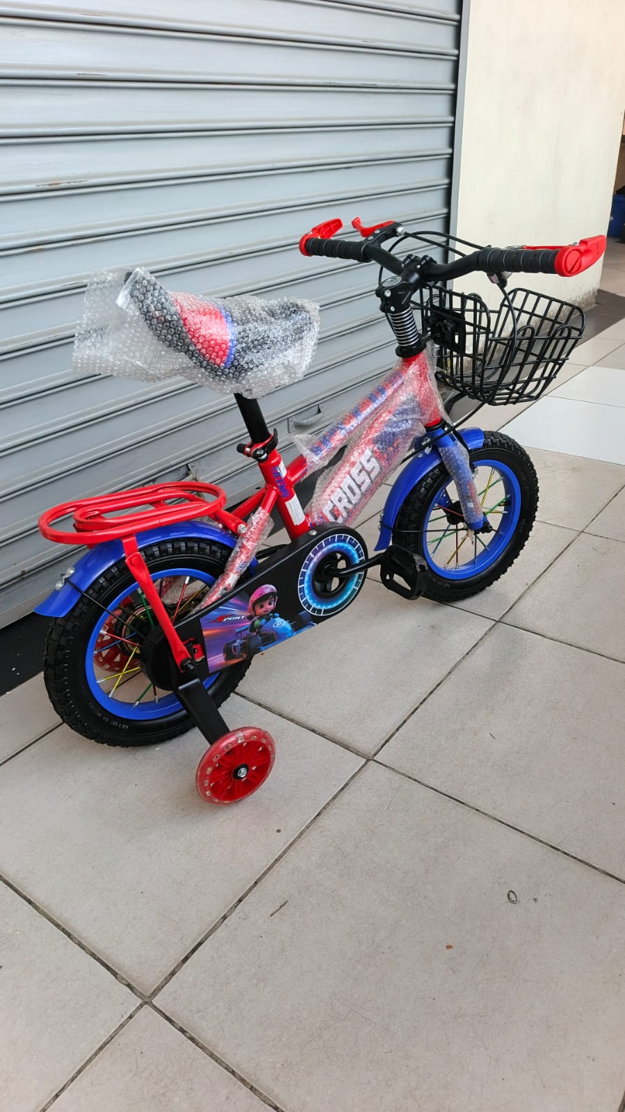 12-Inch Kids Bicycle – Children's Training Bike with Strong Frame, Comfortable Seat, Stable Wheels, Beginner Riding Bicycle for Boys and Girls Ages 2–6 Years, Safe Outdoor Play and Learning Bike