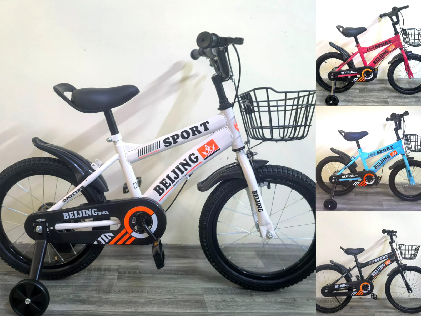16-Inch Kids Bicycle – Children's Bike with Strong Frame, Comfortable Seat, Stable Wheels, Outdoor Adventure Bicycle for Boys and Girls Ages 3–10 Years, Safe Riding and Balance Training Bike