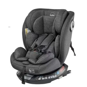 Rotating Baby Car Seat 360 Degree with 5 Point Harness Wide Shoulder Straps Side Impact Protection Adjustable Head Support Comfortable Toddler Safety Seat