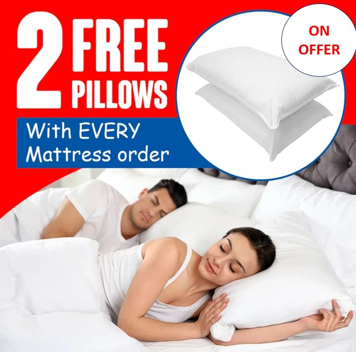 2 Free Pillows Johari Fiber Orthopedic Mattress 6 Inch 3.5x6 Feet Quilted Fibre Bed Back Care Support Comfortable Sleeping Mattress Durable Design with 1 Year Warranty Space Saving Use