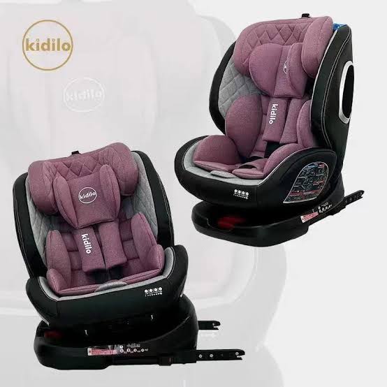 Baby Car Seat 360 Degree Rotation 5 Point Safety Harness Wide Twist Free Straps Head Protection Comfortable Infant Toddler Travel Seat Durable Design
