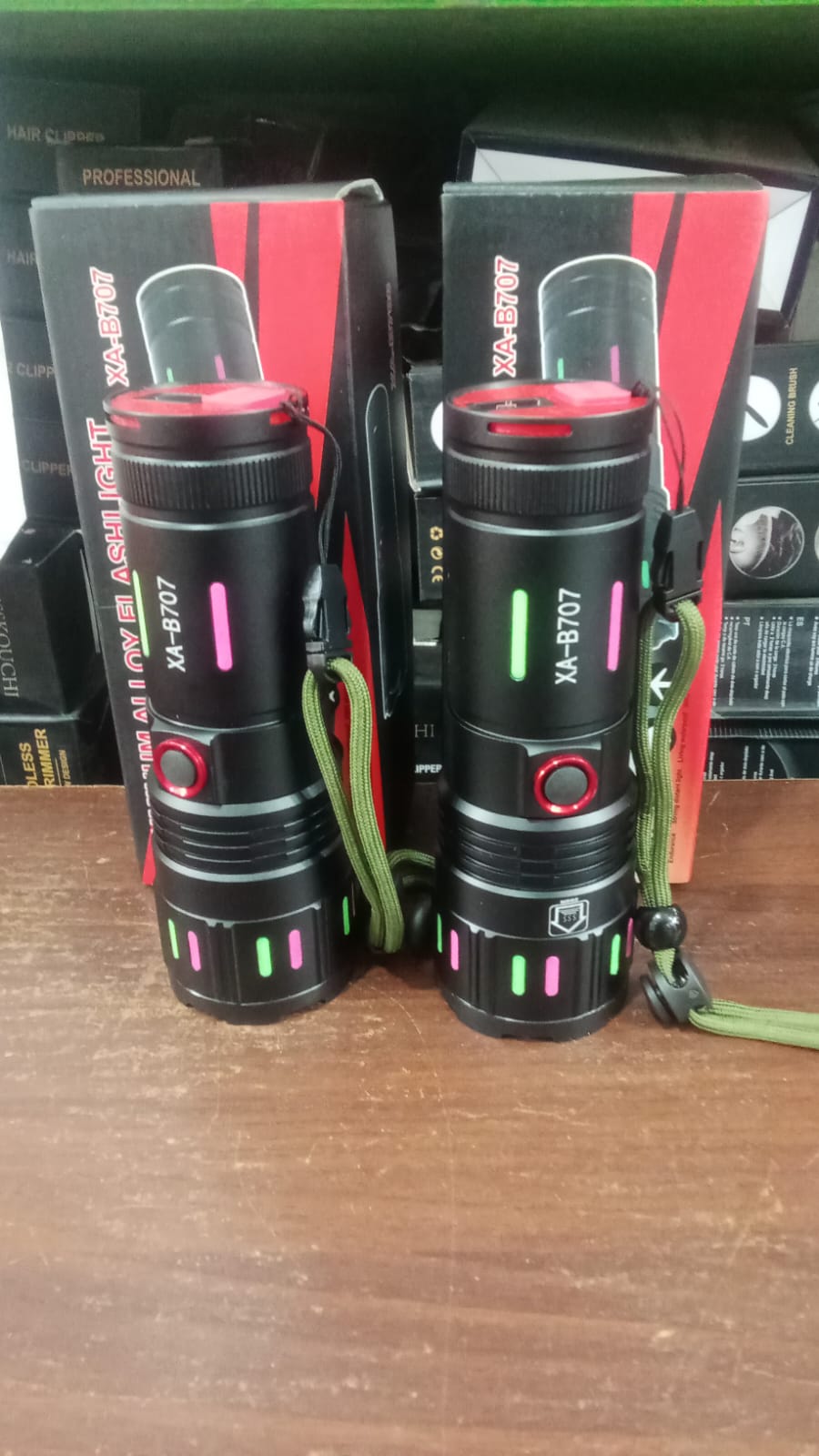 Multi-Function Rechargeable LED Flashlight with Built-In Lighting System Durable Handheld Torch with High-Brightness Beam Emergency Utility Light with USB Charging for Outdoor and General Use