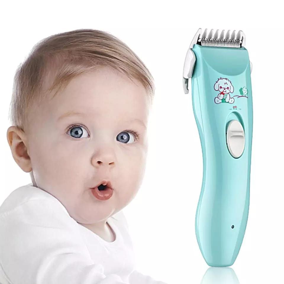 Low Noise Baby Hair Clipper Electric Hair Shaver Rechargeable Kids Hair Trimmer Silent Waterproof Baby Grooming Cutter Safe Rounded Blade Haircut Machine for Infants Toddlers Home Use