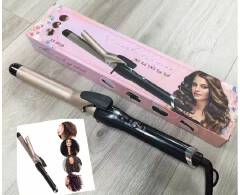 Professional Ceramic Curling Iron Wand Hair Curler Gold Barrel Curling Tong 45W Constant Temperature 210°C Fast Heating Styling Tool for Curls and Waves Home Salon Use