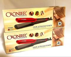 Cronier Professional 2-in-1 Ceramic Flat Iron Hair Straightener Fast Heating Hair Styling Tool for Straightening and Curling 110-240V Home Salon Electric Use