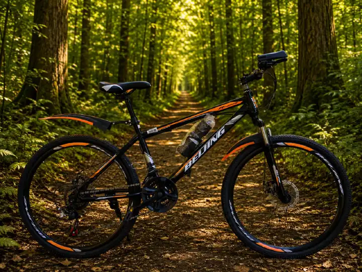 26 Inch Mountain Bike with 21 Speed Gears, Front and Rear Disc Brakes, Durable Steel Frame, Suspension Fork, Anti Slip Tires, Comfortable Saddle and Adult Bicycle