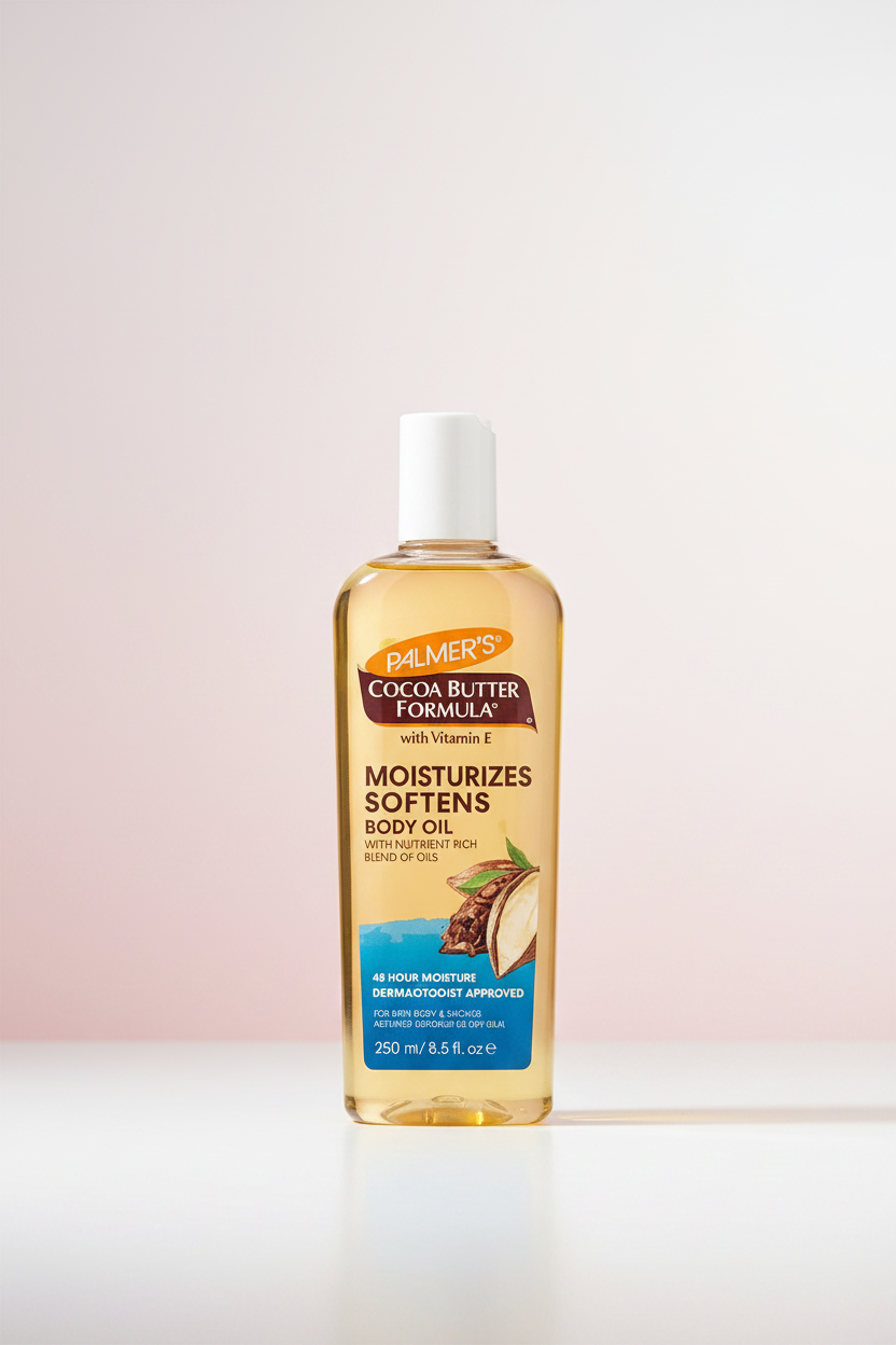 Palmers Cocoa Butter Formula Daily Skin Therapy & Cocoa Butter Moisturizing Body Oil with Vitamin E, Glow Skin Hydration Palmer's lnstant Absorption Bath Body and Shower, 8.5 Ounces