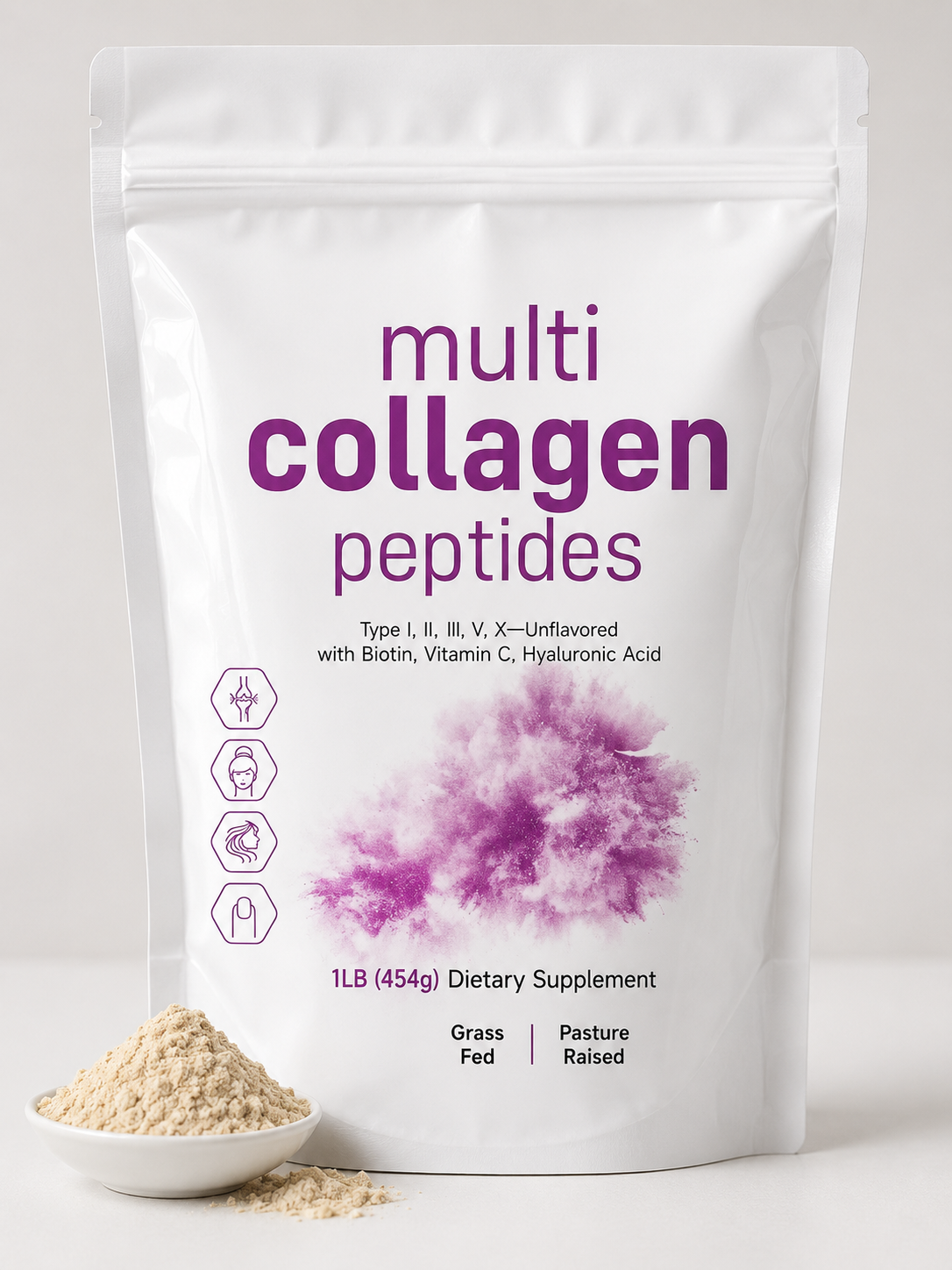 Best price for Multi Collagen Peptides Powder with Biotin,Vitamin C ...
