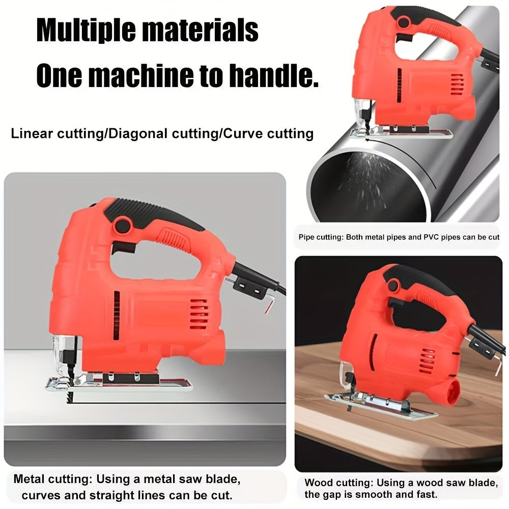 800W Electric Saw Home Pull Saw Handmade Wire Saw Woodworking Tools Electric Jigsaw Small Multifunctional Woodworking