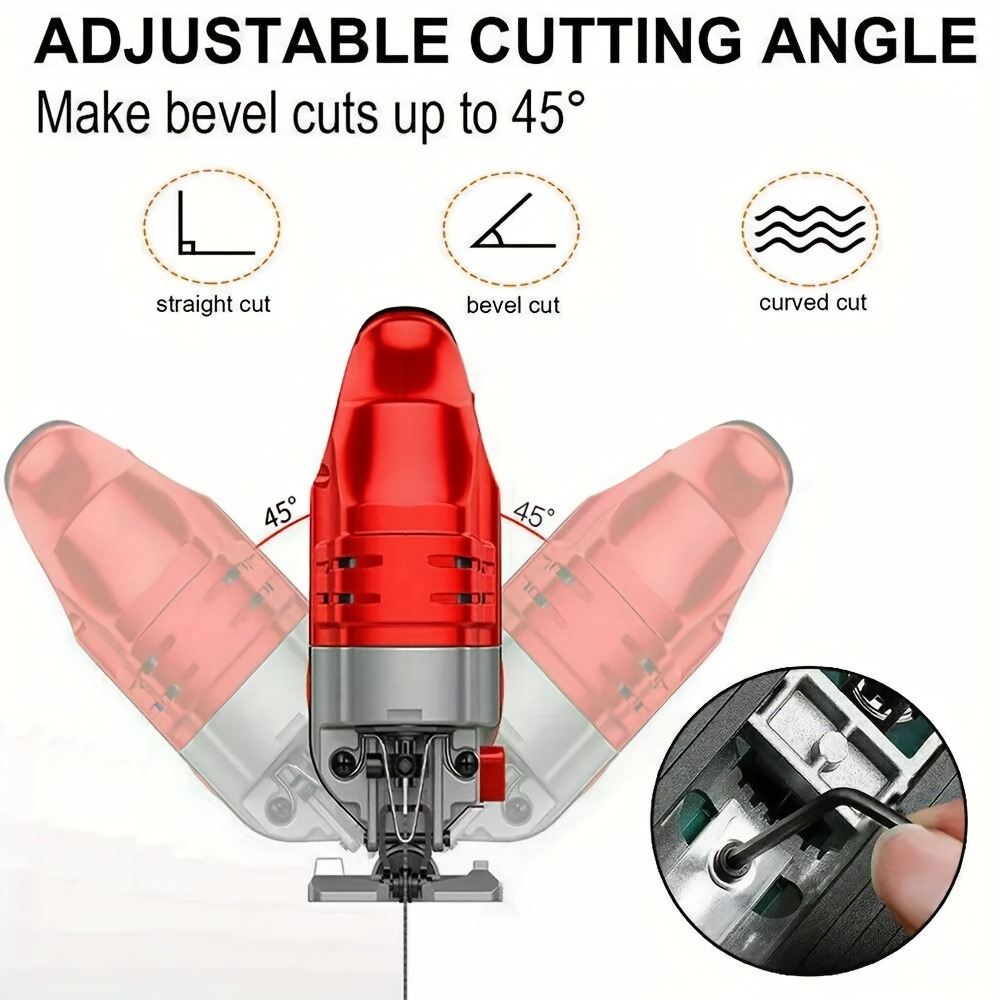 800W Electric Saw Home Pull Saw Handmade Wire Saw Woodworking Tools Electric Jigsaw Small Multifunctional Woodworking