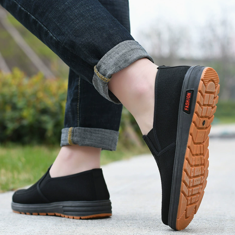 Canvas Shoes Loafers Men's Shoes Casual Shoes Cloth Shoes Driving Shoes Flats Sports Running Athletic Anti Odor Comfortable Rubber Sole Boy's Non-Slip Students Boy Walking Shoes Local fast delivery
