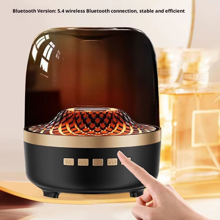 Bluetooth 5.4 HiFi Stereo Speaker Portable Night light Wireless Soundbar Subwoofer Mini Multifunctional Colorful Breathing Light Local fast delivery