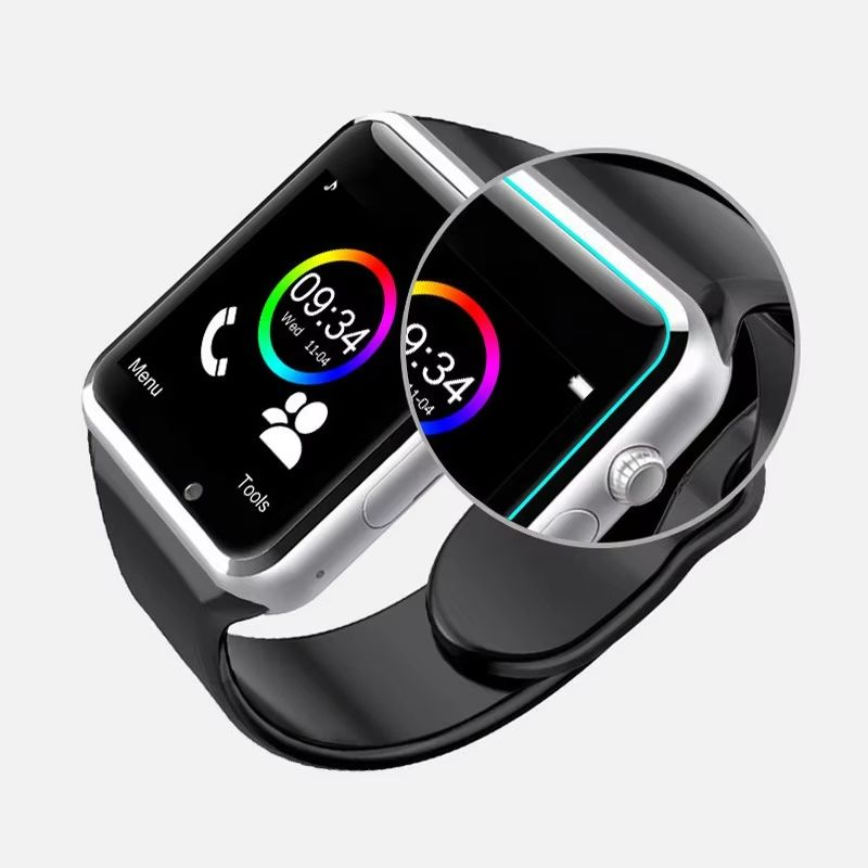 Smart Watch with 2G SIM Card Slot Camera Bluetooth Calling Fitness Tracker Heart Rate Blood Oxygen Monitor Sleep Tracking Step Counter SD Card Support for Android iOS Men Women Smartwatch