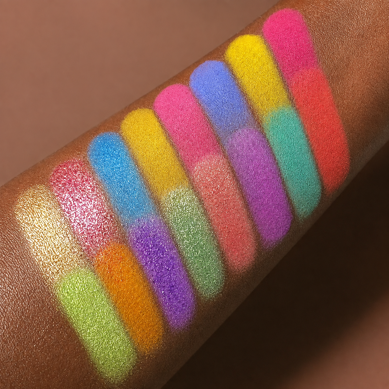 30 Colours Rainbow Glitter Eyeshadow Palette Makeup, Matte Shimmer Pearlescent Eye Shadow Kit, Long Lasting Waterproof Colourful Cosmetic Set for Women