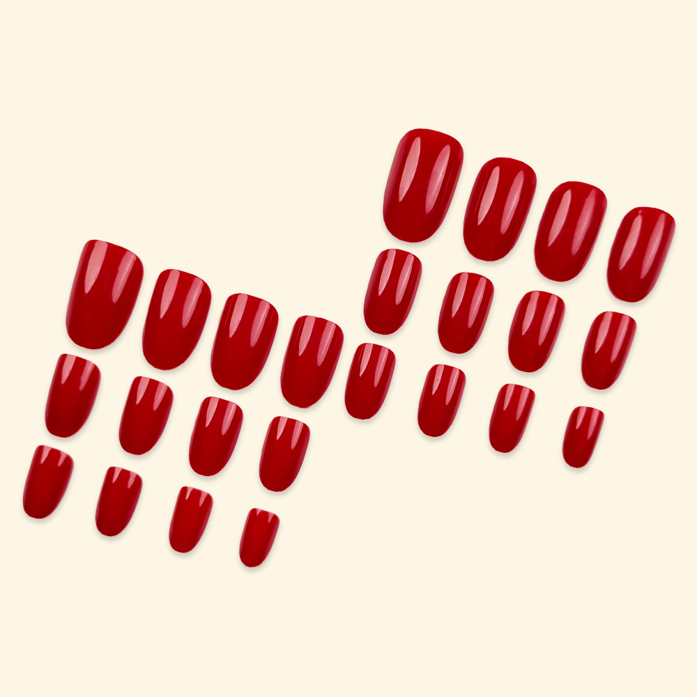 24Pcs Soft Nude Pink French Tip Press On Nails, Full Cover False Nail Set, Minimalist Acrylic Stick On Nails for Daily Wear Party Nail Art view 10