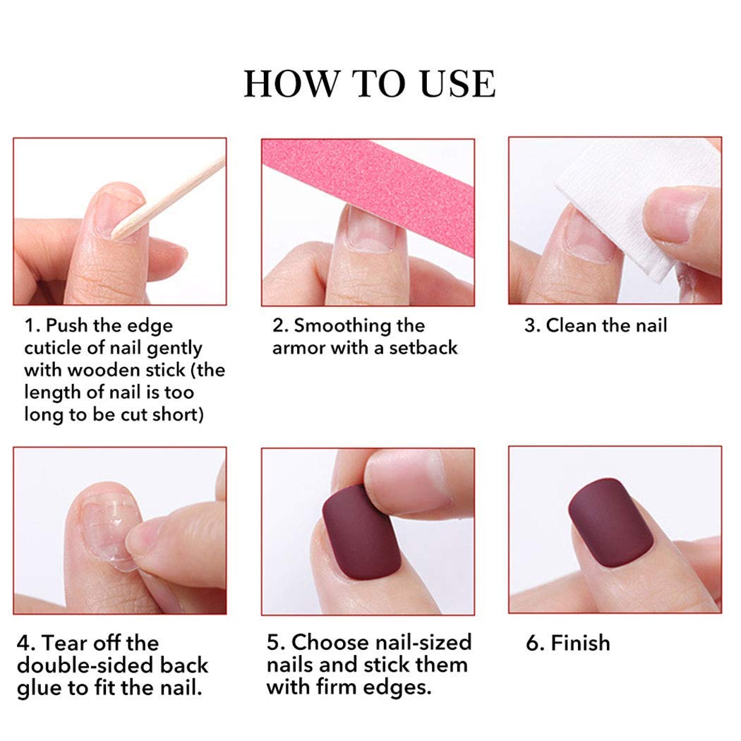 Leopard French Tip Stick On Nails 24pcs, Full Cover Press Nail Acrylic Fake Nails with Design, Wearable False Nail Set for Women Party Wedding Nail Art Decoration view 6