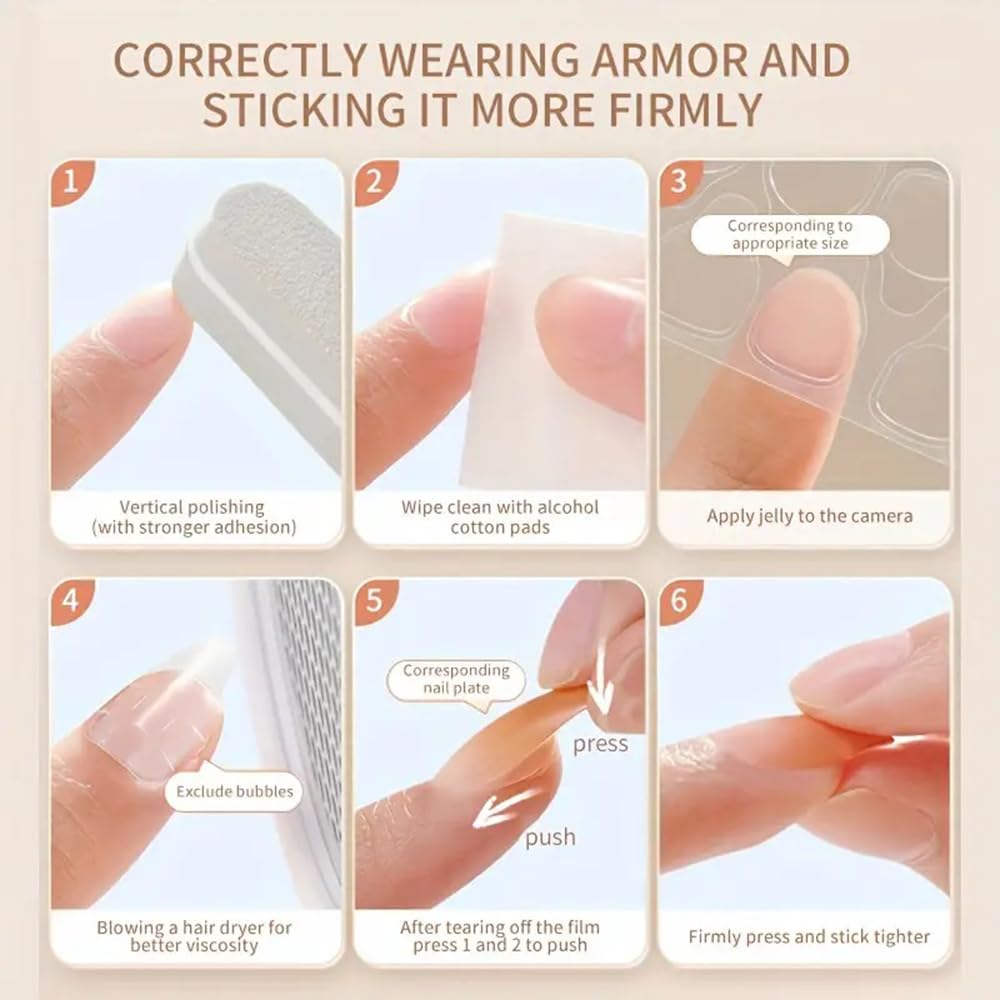 24Pcs Soft Nude Pink French Tip Press On Nails, Full Cover False Nail Set, Minimalist Acrylic Stick On Nails for Daily Wear Party Nail Art view 7