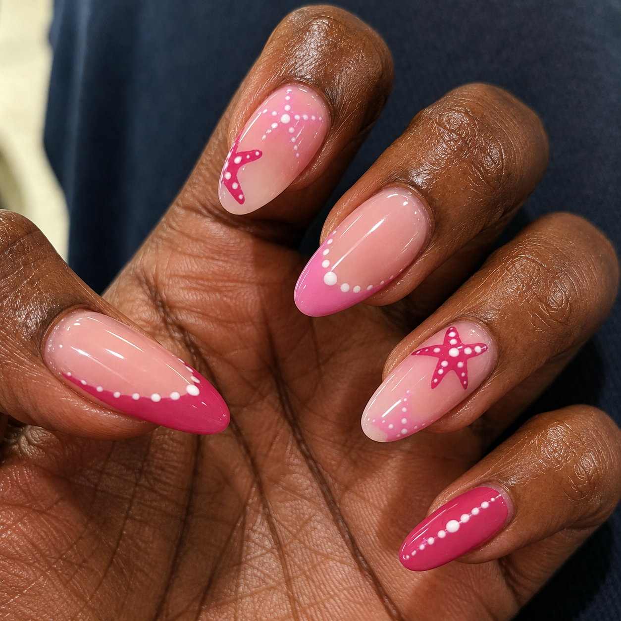Almond Shape Presson Nails 24pcs, Fashion False Nails Full Cover Nail Tip Set, Reusable Stick On Acrylic Look Nails for Women Nail Art Manicure Decoration view 6