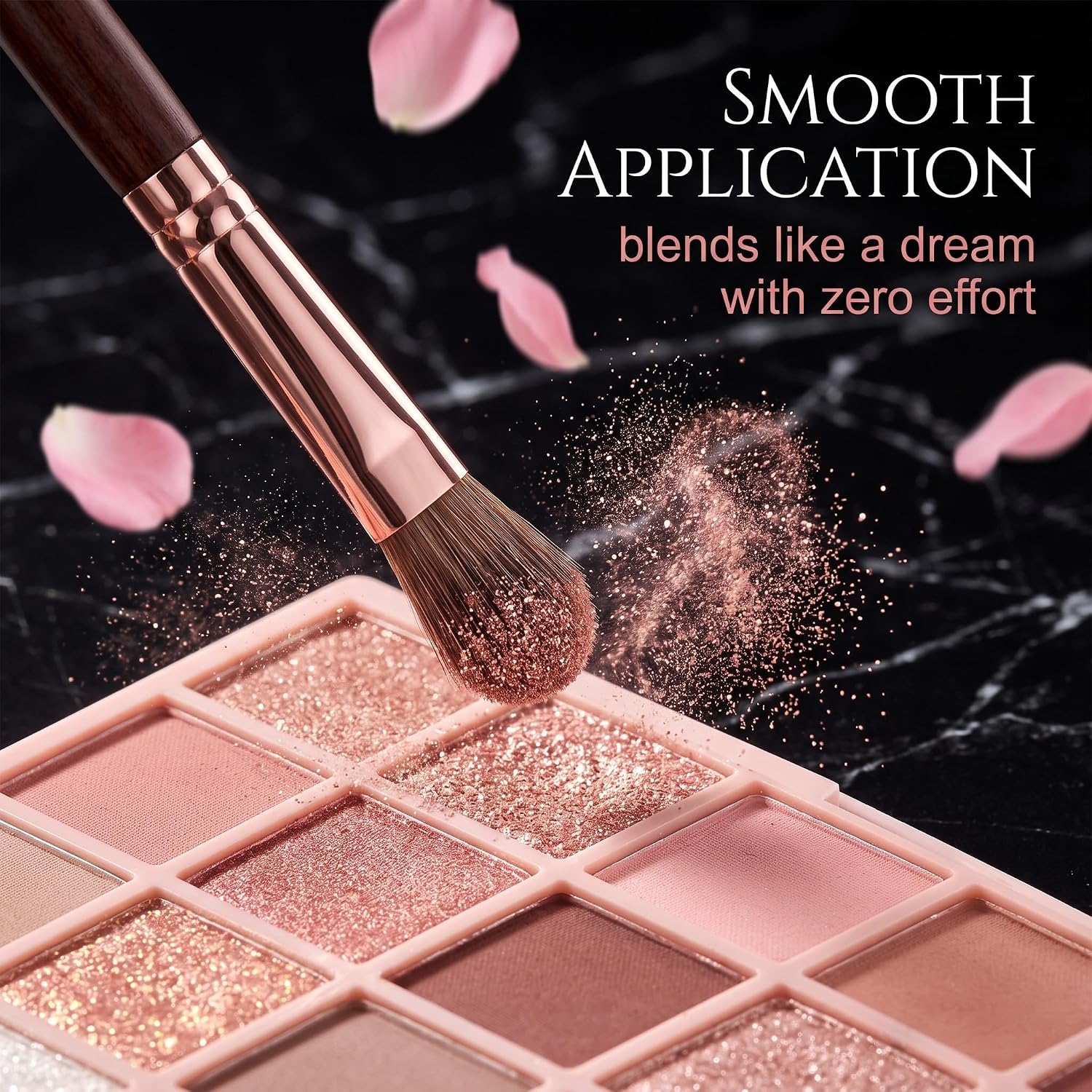 25 Colour Pink Nude Orange Eyeshadow Palette Makeup, Matte Glitter Eye Shadow Kit High Pigment, Long Lasting Daily Party Wedding Cosmetic Gift for Women Girls