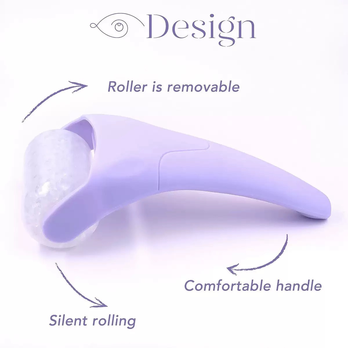The same product as the TikTok influencer uses - the ice roller massage device with facial ice head roller for facial ice therapy.