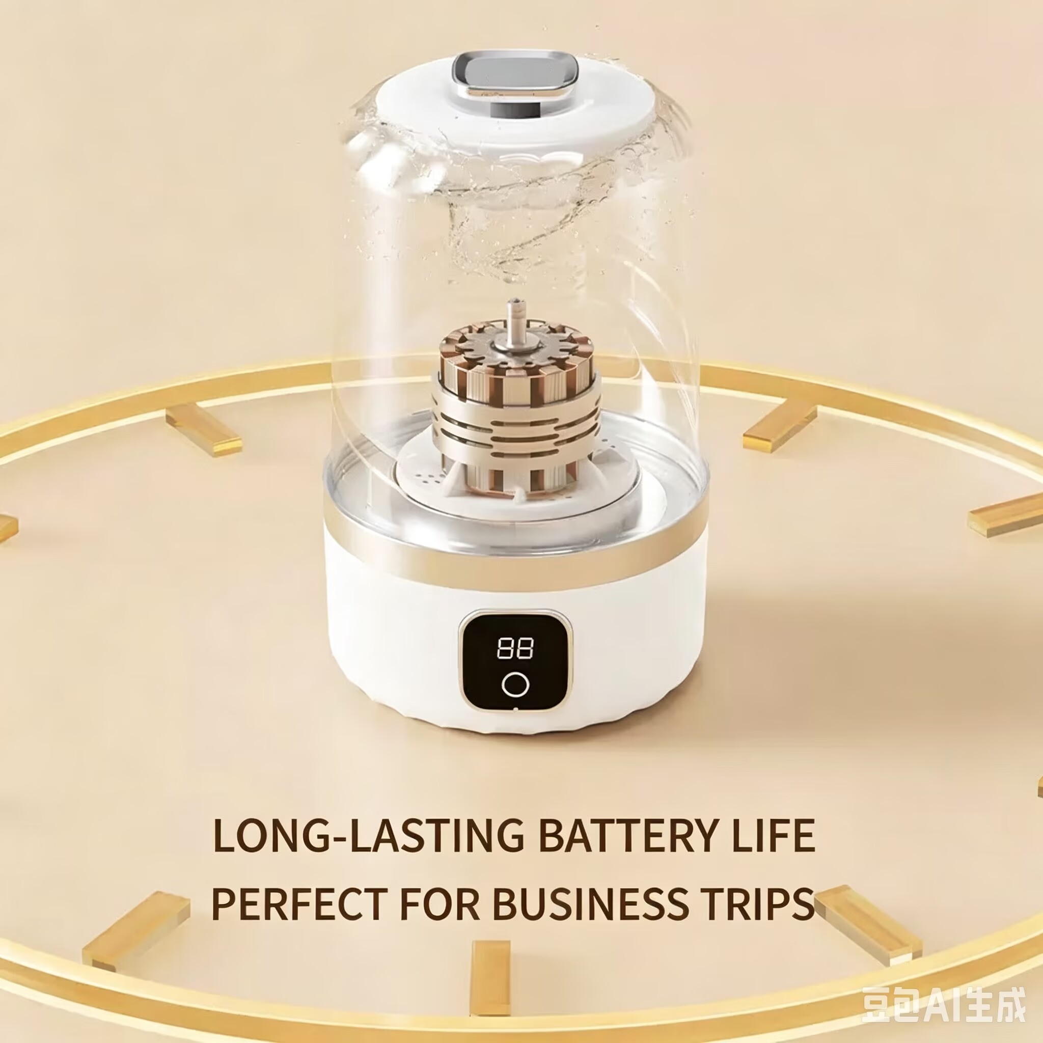 Portable Washing Machine, Underwear Washer, Small Washing Machines, Mini Washing Rechargeable Cordless Washing-Machine, Laundry Cup for Bra, Underwear, Socks (1 L capacity)