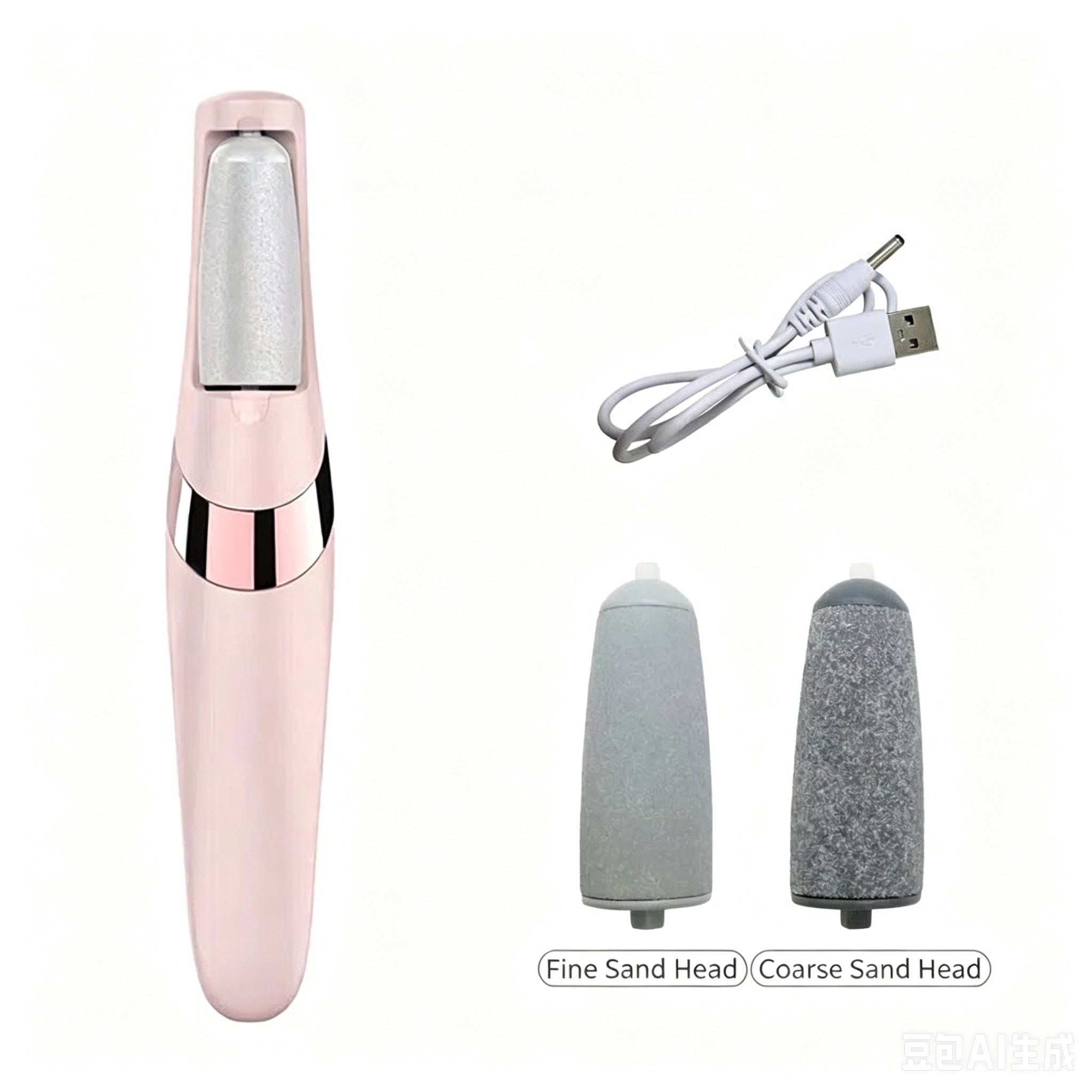 TikTok popular item - Powerful and long-lasting rechargeable foot scrubber with foot massage function - Remove dead skin and calluses, foot care device