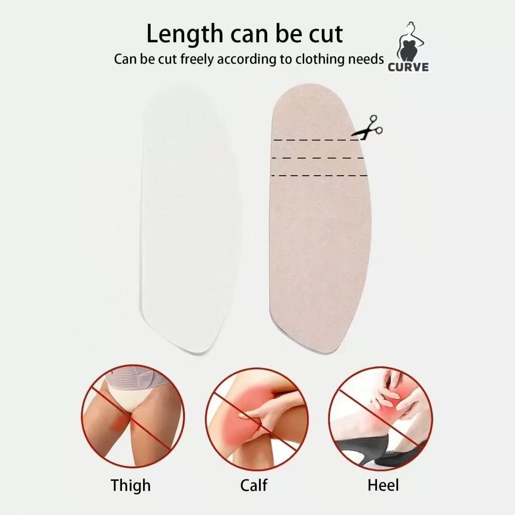 Anti Chafe Patches Set, Invisible Inner Thigh Anti-Friction Stickers + Nipple Covers, Disposable Skin Protection Pads for Daily Wear