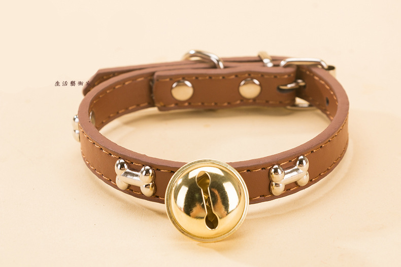 Pet Bell Collar for Cats Small Dogs, Flea Collars for Dog& Cats Pet , Flea & Tick Collar for Dogs& Cats Pet Universal Neck Collar With D-Ring for Leash, Insect Repellent